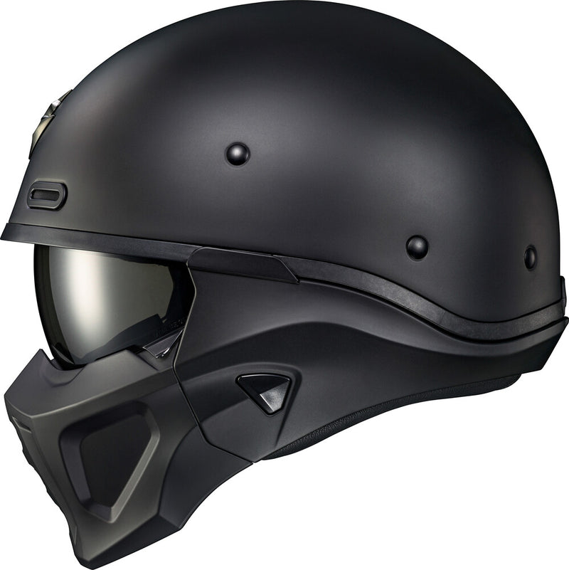 Scorpion Exo 75-1618S COX-1603 COVERT X OPEN-FACE HELMET MATTE BLACK SM