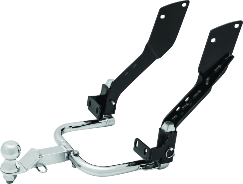 Kuryakyn 7657 Receiver Hitch 14-up Touring Models Black & Chrome - Photo - Primary