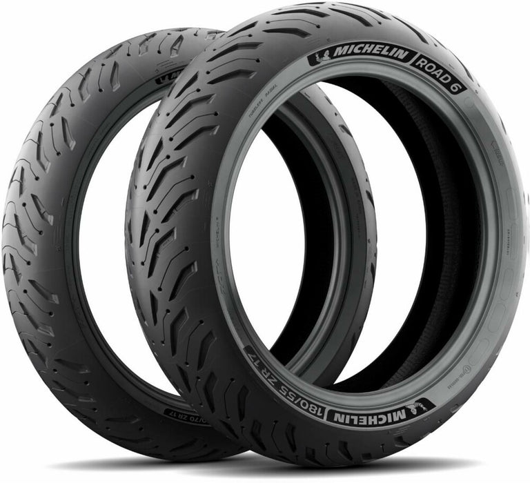 Michelin 87-93112 89542 TIRE ROAD 6 REAR 180/55ZR17 (73W) RADIAL TL