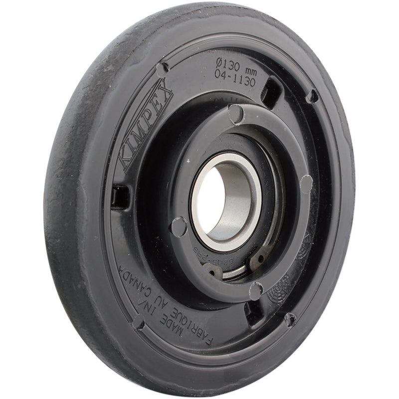 KIMPEX 4702-0156 298957 Idler Wheel with bearing 6205-2rs - black - group 14 - 130 mm od x 1" id