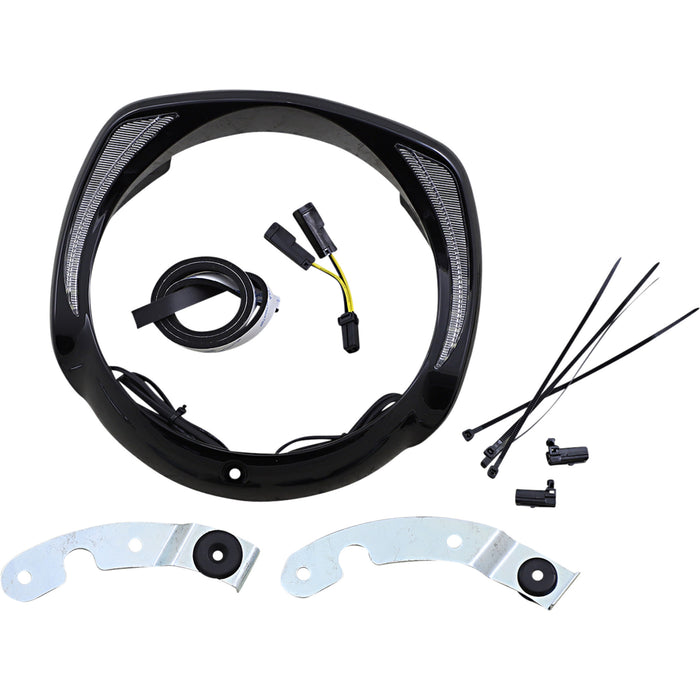 CIRO 2001-1320 45201 Fang® Headlight Bezels - Black