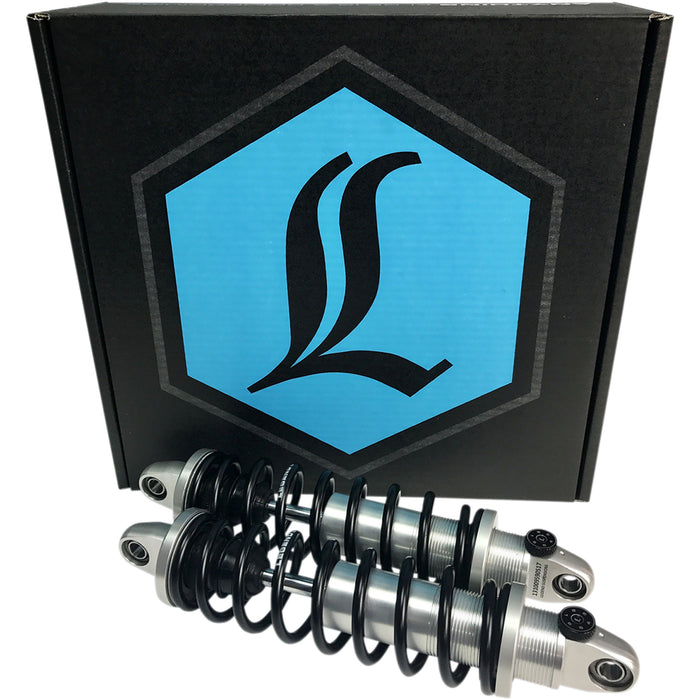 LEGEND SUSPENSION 1310-1776 1310-1776 Legend REVO-A Coil Suspension For Dyna Models - REVO-A Adjustable Dyna Coil Suspension - Clear Anodized - Heavy-Duty - 12"