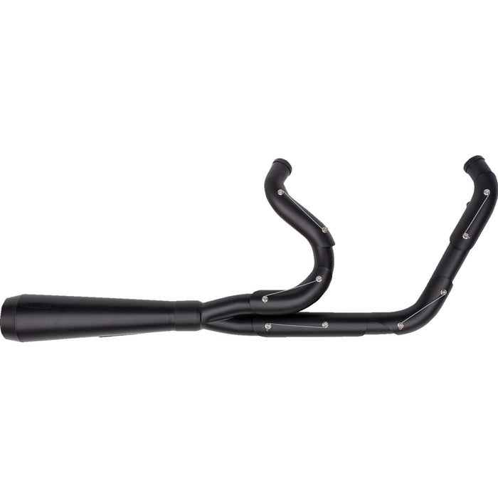 TRASK 1800-2803 TM-5020BKBK 2-into-1 Assault Exhaust System full black on black