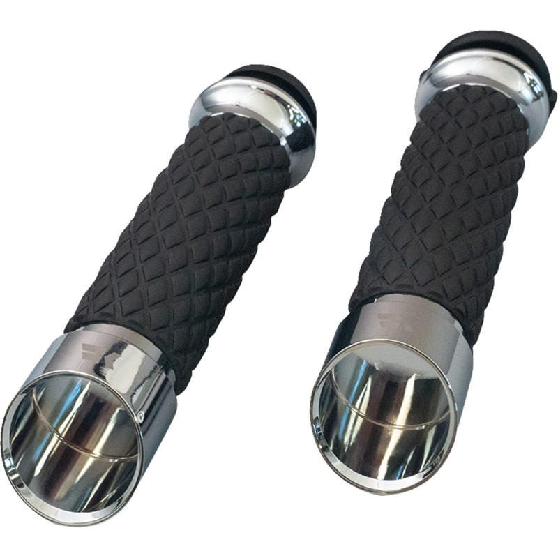 Khrome Werks Edge Grips - 500315 For Harley Motorcycles 2008-2024