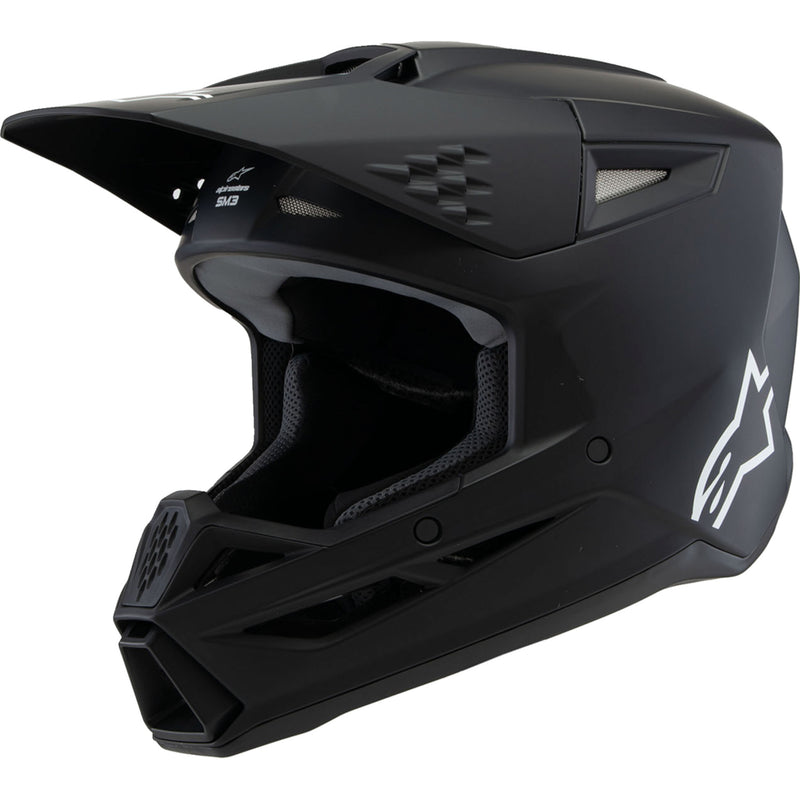 ALPINESTARS Youth SM3 Solid Helmet - Matte Black