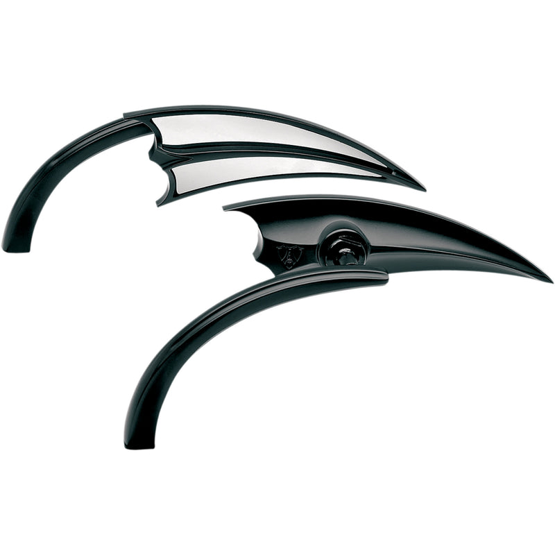 ARLEN NESS 0640-0209 13-029 Micro-Mirror Mirror - Micro - Scoop - Side View - Triangle - Black - Right