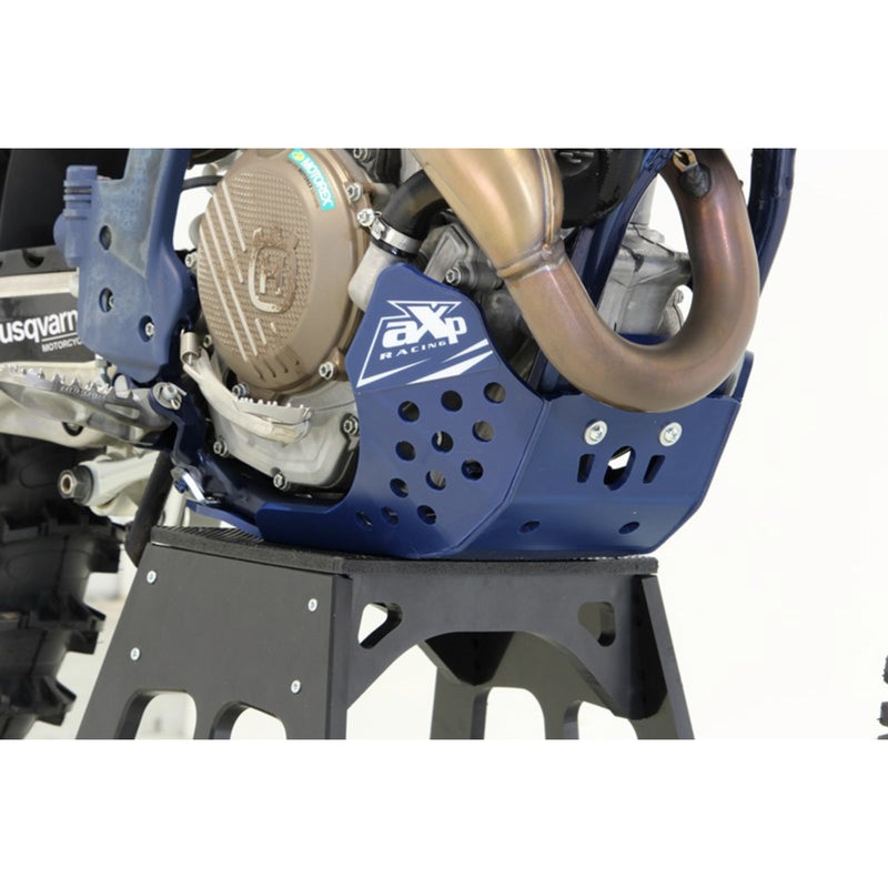 AXP RACING 0506-2015 AX1660 Skid Plate blue - husqvarna