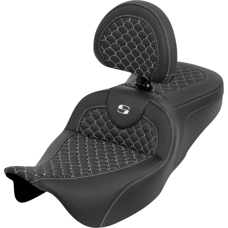 Saddlemen Roadsofa™ Seat - 808-07B-208B6 For Harley Touring 2008-2024