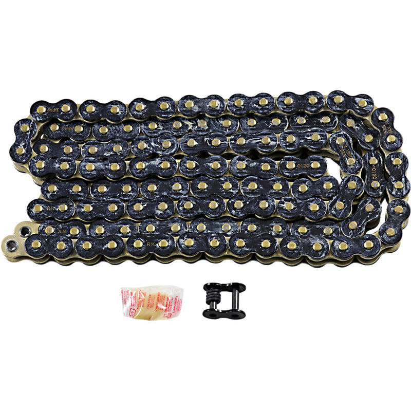 RK 1223-0977 525MAXX-150-BG 525 Max X Chain 525 Max X - Drive Chain - 150 Links - Black & Gold