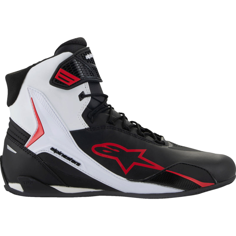 ALPINESTARS Faster-4 Shoes Black/White/Red - US