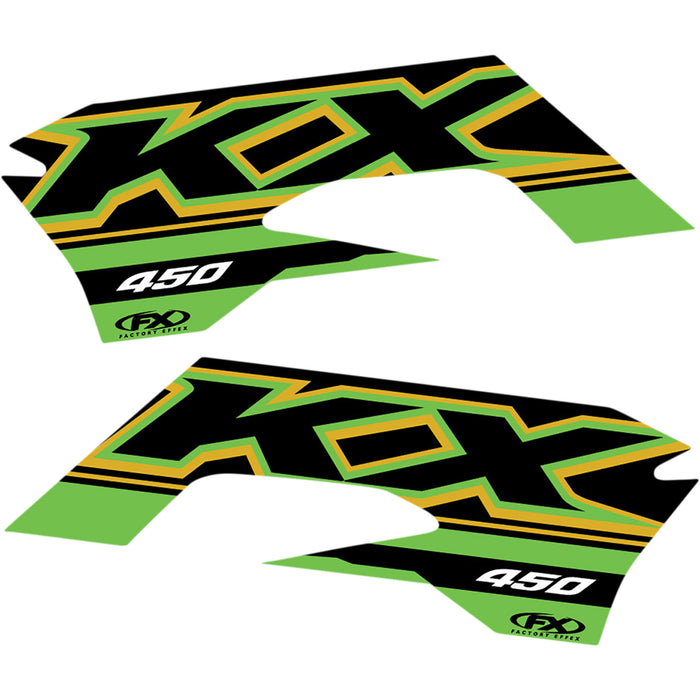 FACTORY EFFEX 4302-6348 24-05132 Replacement OEM Tank/Shroud Graphics OEM Shroud Graphic - KX 450F