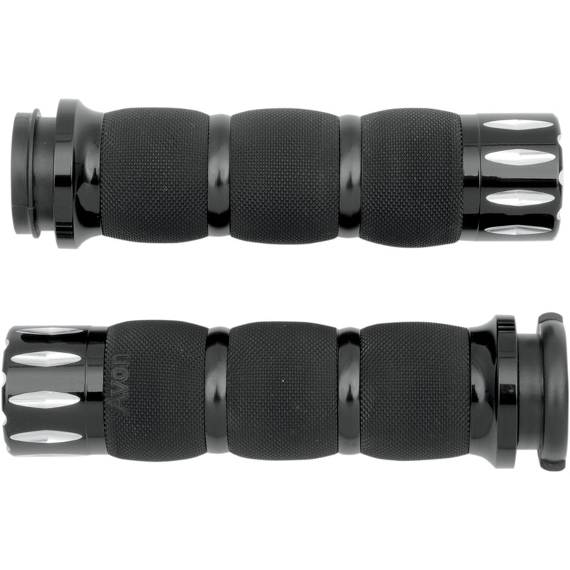 Avon Air Cushion Grips - AIR-90-AN-FL-RI For Harley Motorcycles 2008-2023
