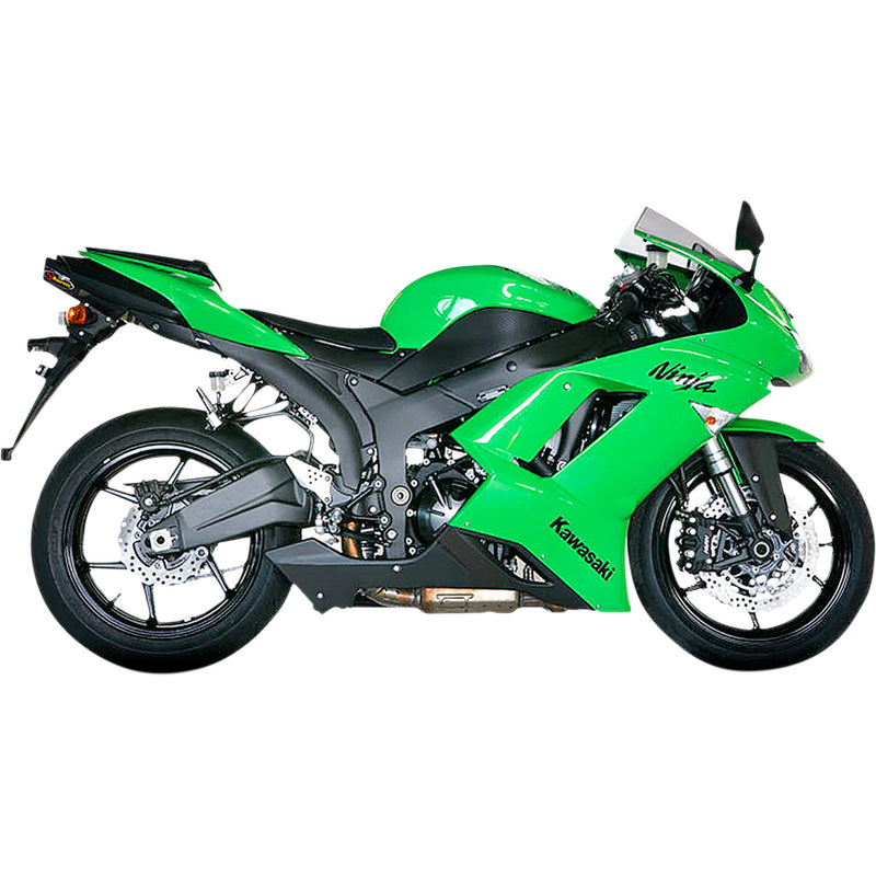 Akrapovic Slip-On Line Muffler - S-K6SO5-HACT Kawasaki Ninja 2007-2008