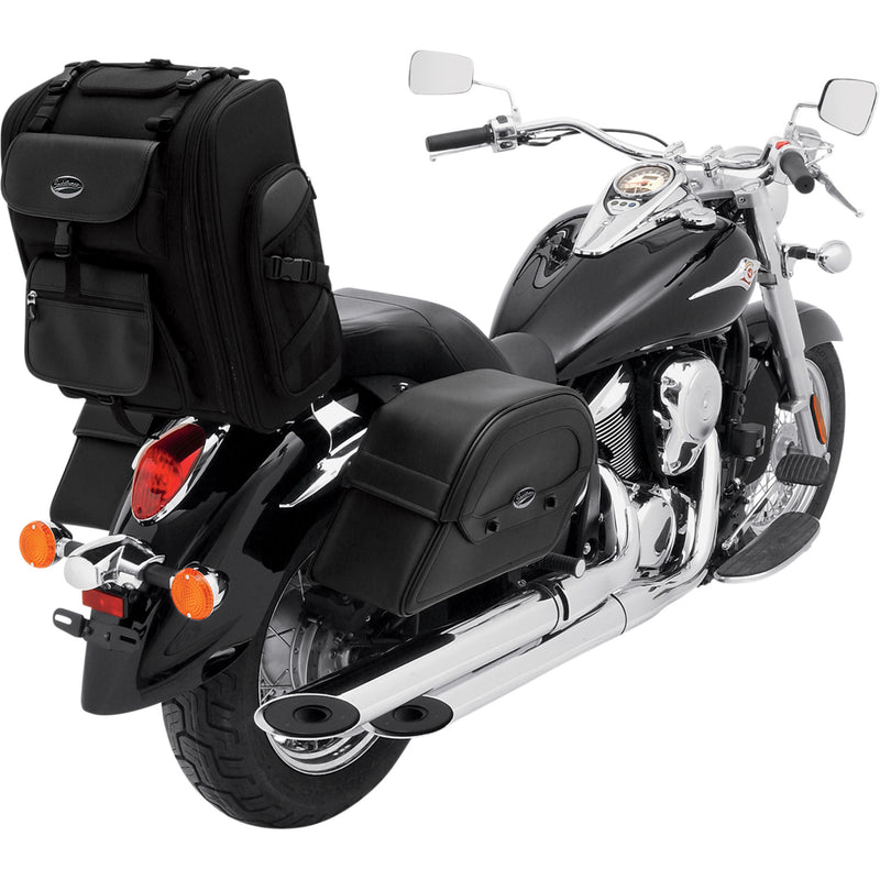 SADDLEMEN 3515-0080 3515-0080 S2200E Expandable Sissy Bar Bag