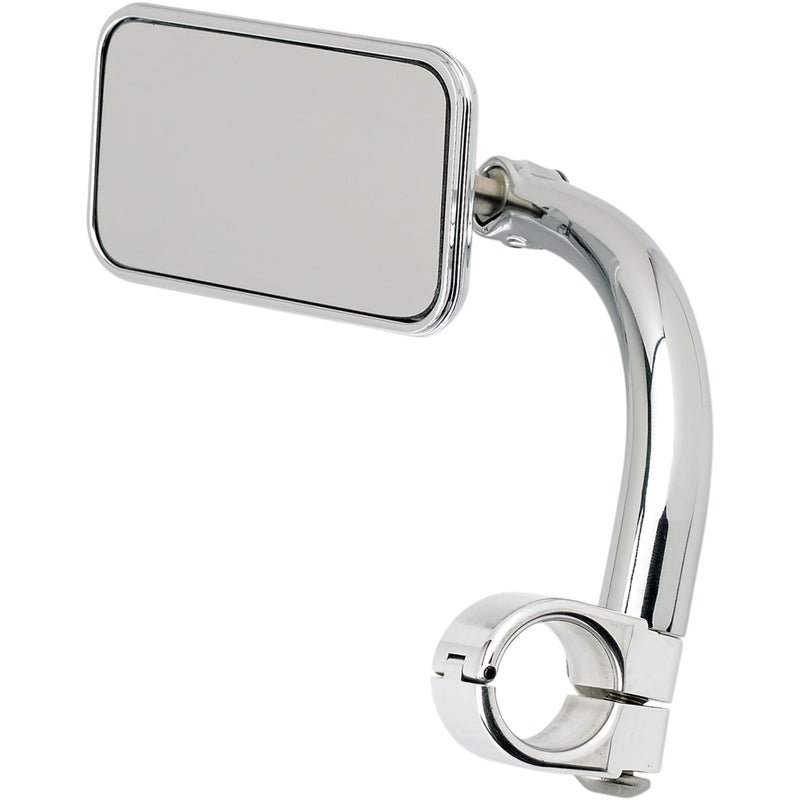 BILTWELL Utility Mirror Rectangular Clamp-On - 7/8"