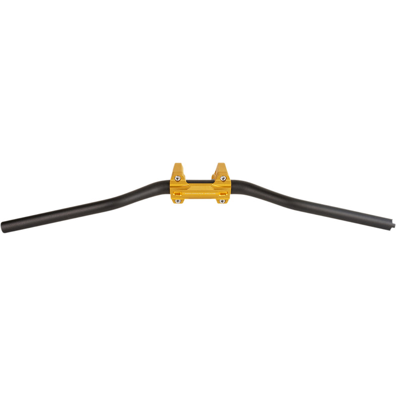 PERFORMANCE MACHINE (PM) 0602-1238 0208-2186M-SMG Phatbar & Riser Kit - Handlebar Assembly - External Wiring - Gold Ops