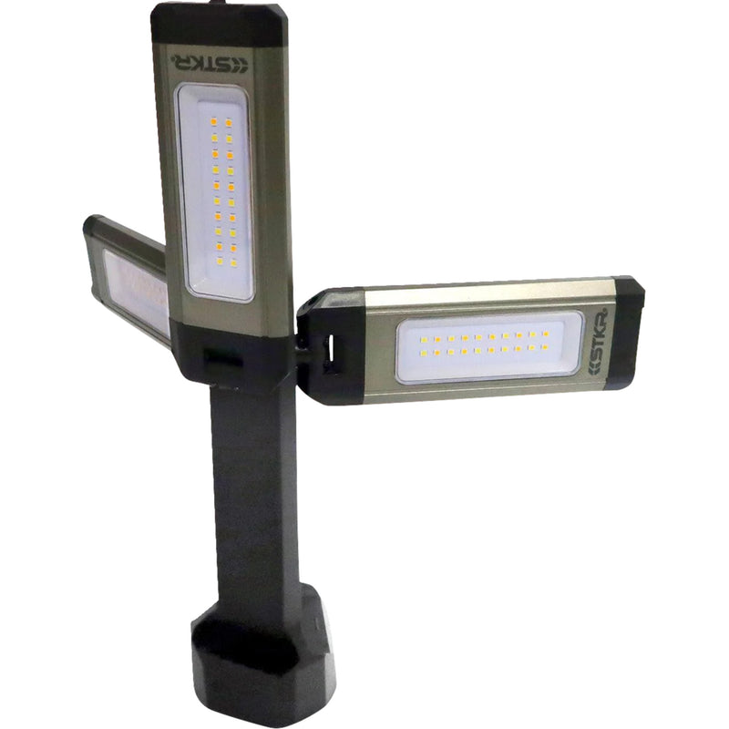 RISK RACING 3850-0569 12681 Tri-Mobile Work Light with Tripod Stand Shop Light w/Tripod - Work Area/Mobile - 2000 Lumens - Rechargeable