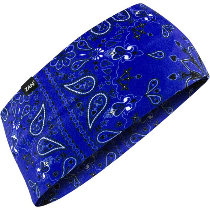 ZAN HEADGEAR 2504-0501 HBL111 SportFlex® Headband navy paisley