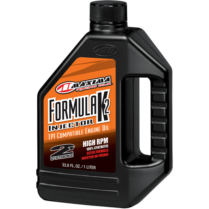 MAXIMA RACING OIL 3602-0124 20-22901 Formula K2 Injector 2 Stroke Engine Oil Formula K2 Injector Oil - 1L