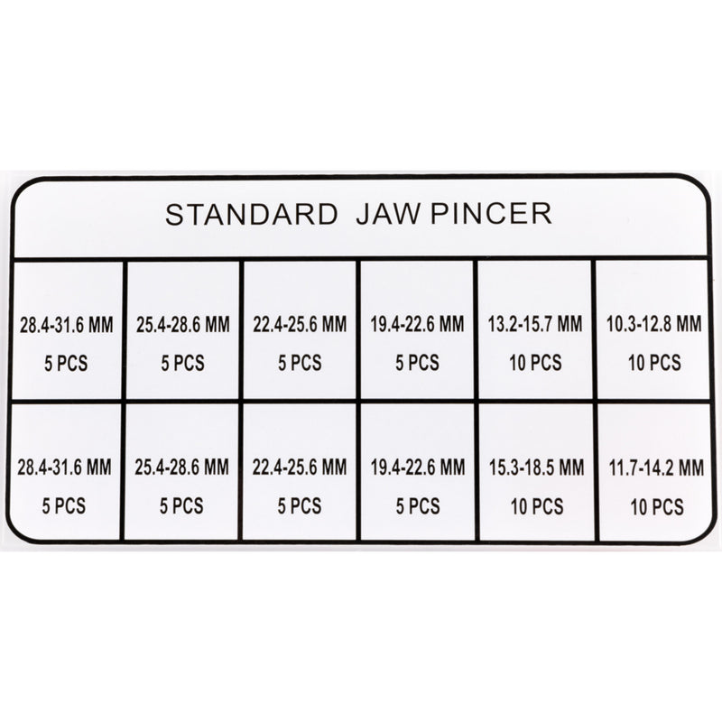 MOOSE OFFROAD 2402-0295 T03-6243K Ear Clamp with Jaw Pincer Kit Ear Clamp with Jaw Pincer - Assortment - Kit