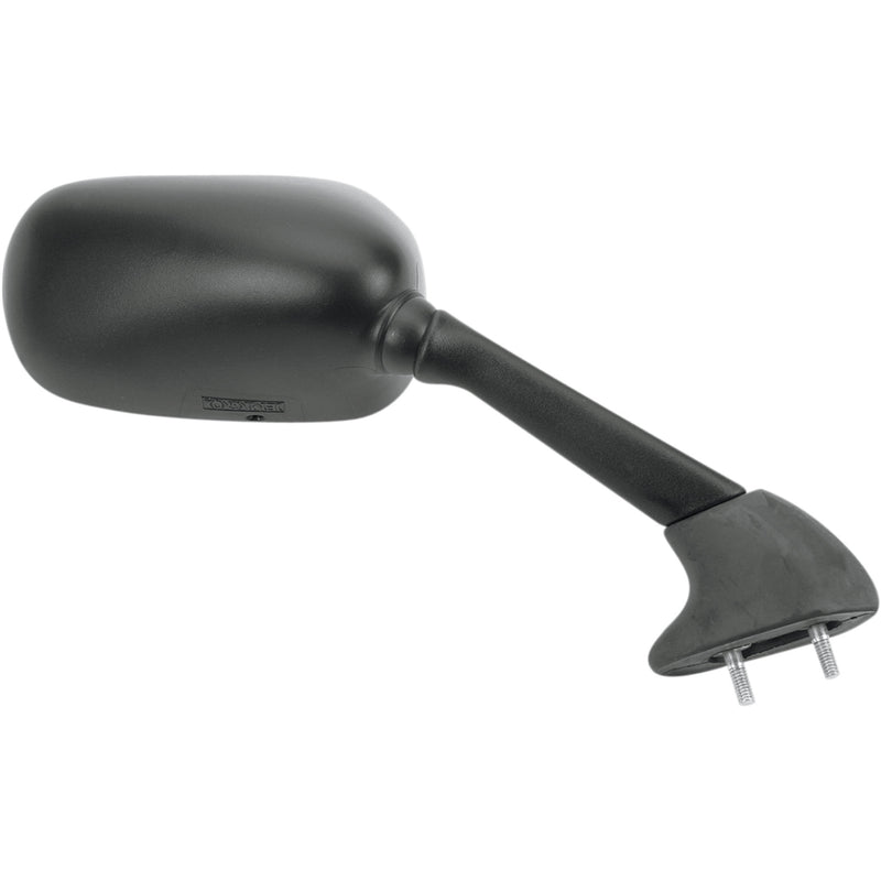EMGO 0640-0183 20-80551 OEM-Style Replacement Mirror Mirror - Side View - Rectangle - Black - Right