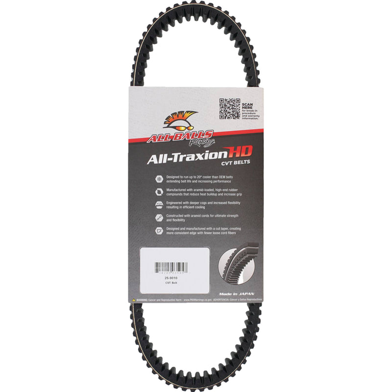 ALL BALLS 1142-1076 25-9010 All-Traxion HD CVT Belt polaris