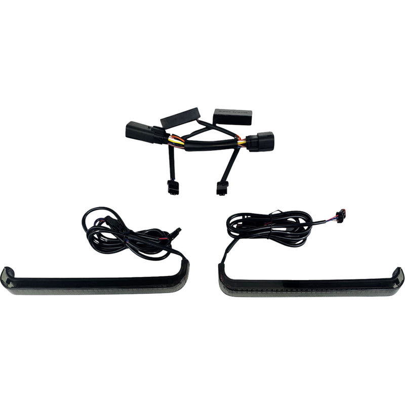 Custom Dynamics Low Profile LED Saddlebag Lights LED Low-Profile SaddleBag - CD-LPDC-23-S For Harley Touring 2023-2026