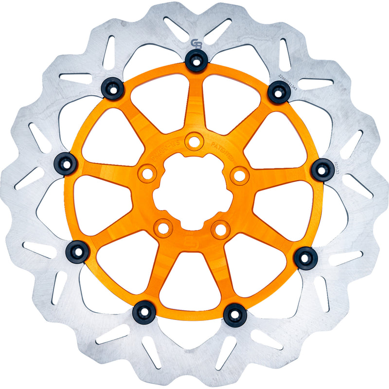 GALFER 1710-4570 DF680CWS-O Wave® Brake Rotors - Front - Orange