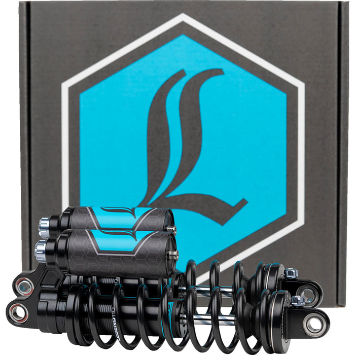 LEGEND SUSPENSION 1310-1894 1310-1894 Legend REVO ARC Piggyback Coil Suspension for XL Models - REVO ARC Piggyback Shocks - Black - 13" - '04+ Sportster