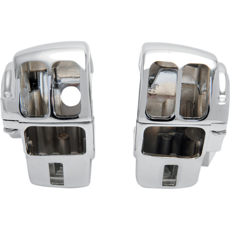 Drag Specialties Handlebar Switch Housing Kit Radio Chrome For Harley Touring 2008-2013