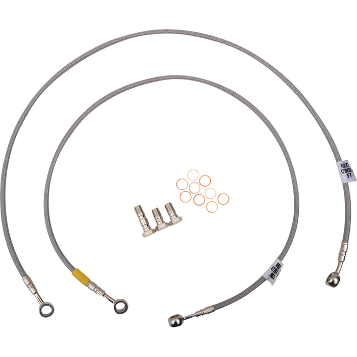 GALFER 1741-5977 FK003D453-2 Brake Line Kit Brake Line - Stainless Steel