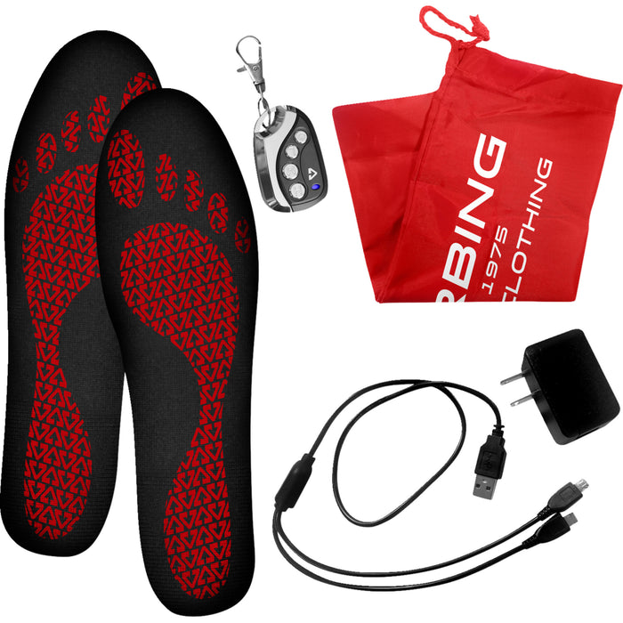 GERBING HEATED CLOTHING 3430-1074 GER-INS-3V-L-XL 3V Rechargeable Heated Insoles with Remote large/xl