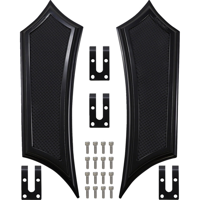 ACCUTRONIX 1621-1035 FBF01-IB Instigator Extended Floorboards black