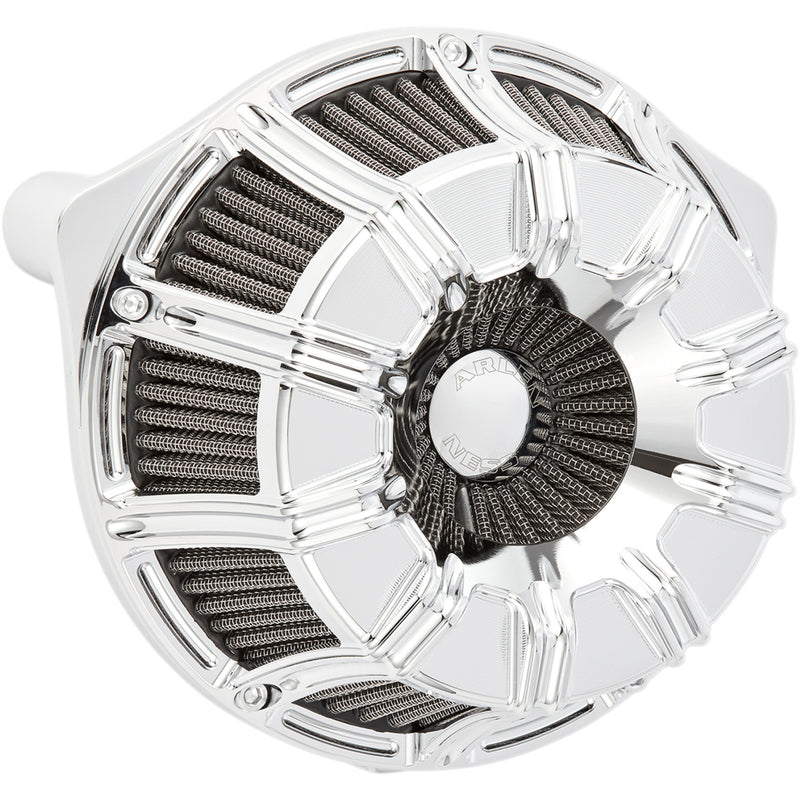 Arlen Ness Inverted Series 10 Gauge Air Cleaner - 18-942 For Harley Motorcycles 1999-2017