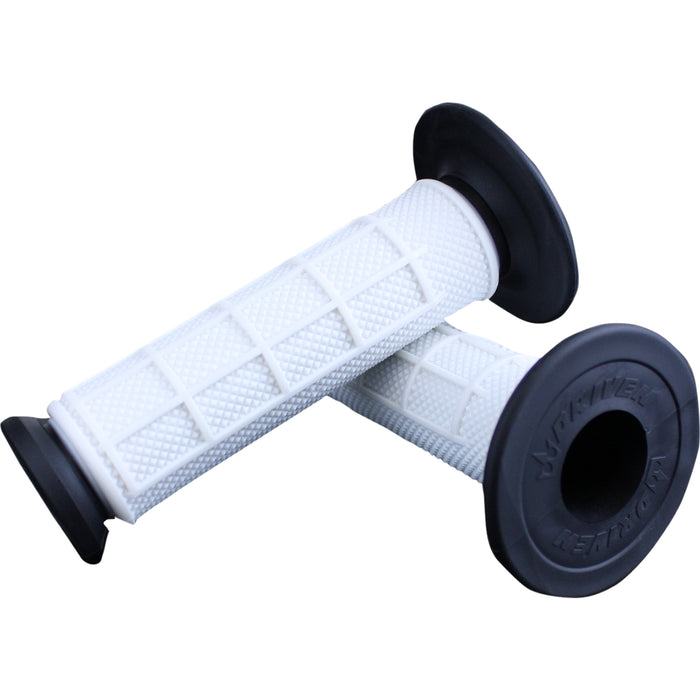 DRIVEN RACING 0630-2816 D535-WT Pro Waffle Grips Grips - Pro Waffle - White