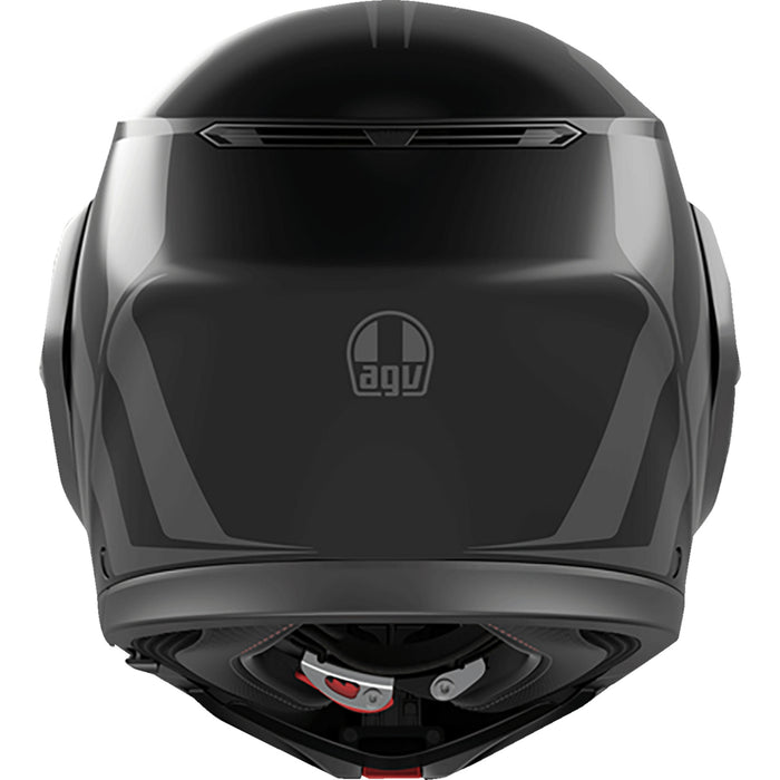 AGV 0100-2402 2118296002005L Streetmodular Resia Helmet Streetmodular Helmet - Resia - Matte Black/Gray - Large