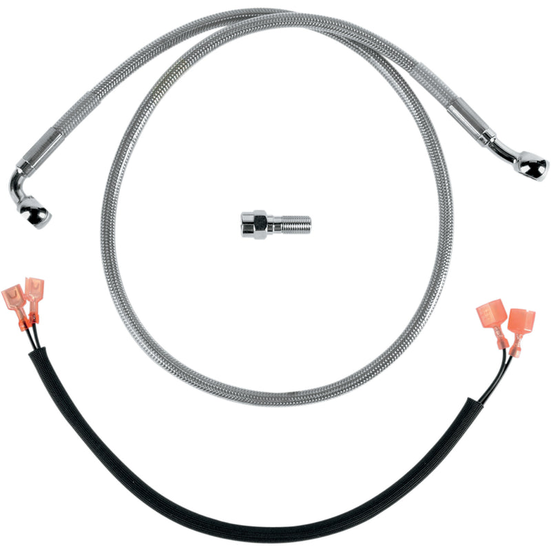 Drag Specialties Brake Line - 1204-2745 For Harley Softail 1989-1999
