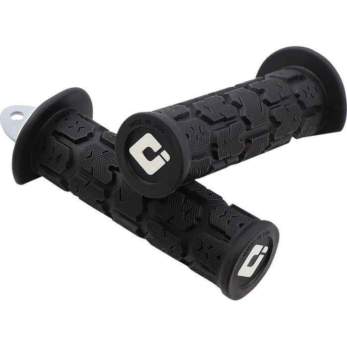 ODI 0630-2882 J33RGB-S Rogue ATV/PWC Grips Grips - Rogue - ATV/PWC - Black/Silver