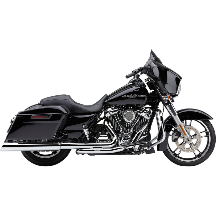 COBRA 1801-1214 6268 909 Uppercut Slip-On Mufflers - 909 Uppercut Mufflers for '95-'16 FL - Chrome