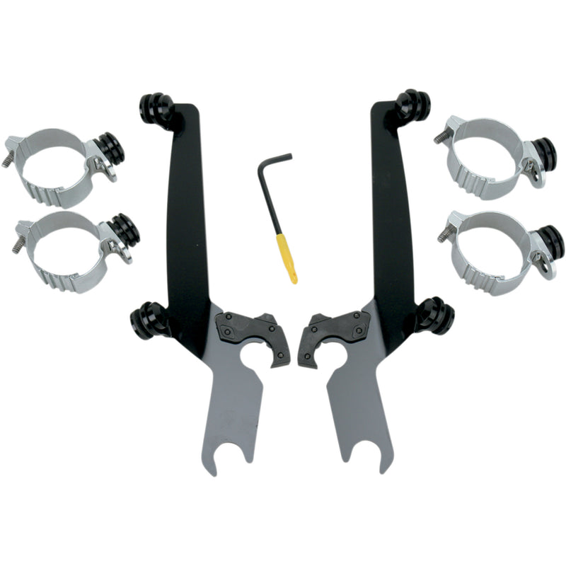 Memphis Shades Trigger Lock Mounting Kit - MEB8928 For Harley Street / Super / Dyna / Softail 2006-2025