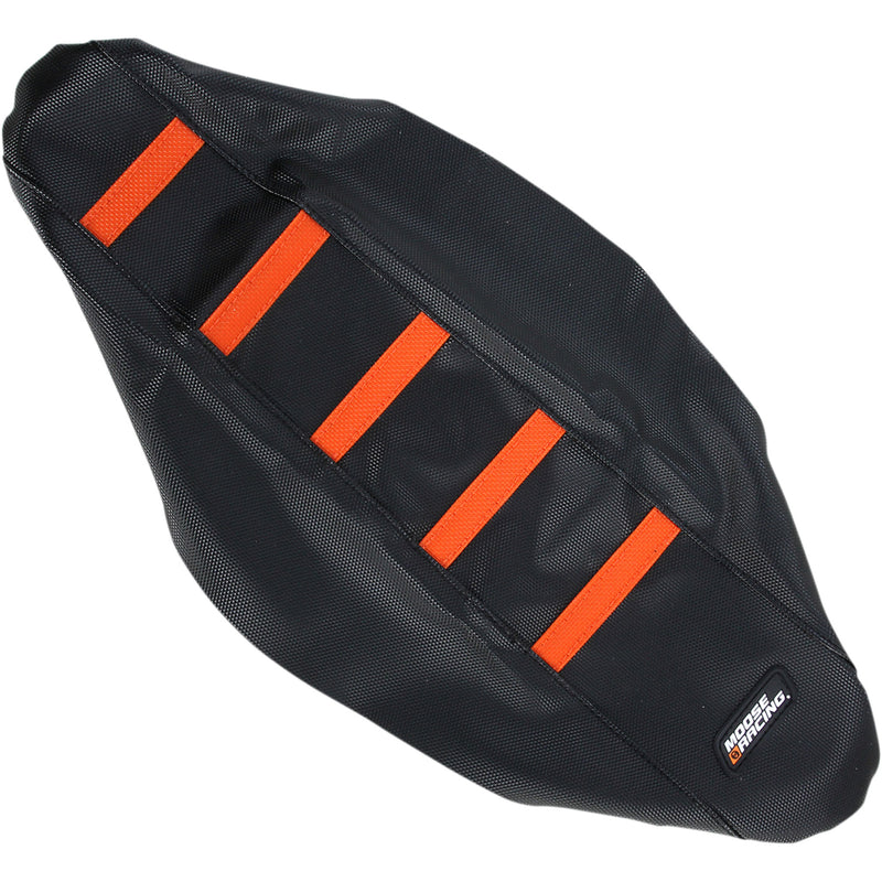 MOOSE OFFROAD 0821-1796 KTM8513-336RT Ribbed Seat Cover black cover/orange ribs - ktm