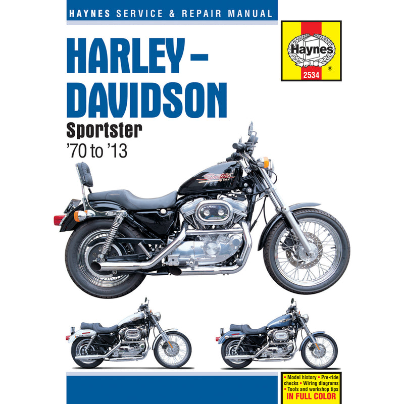 Haynes Service Manual - M2534 For Harley Sportster 1970-2010