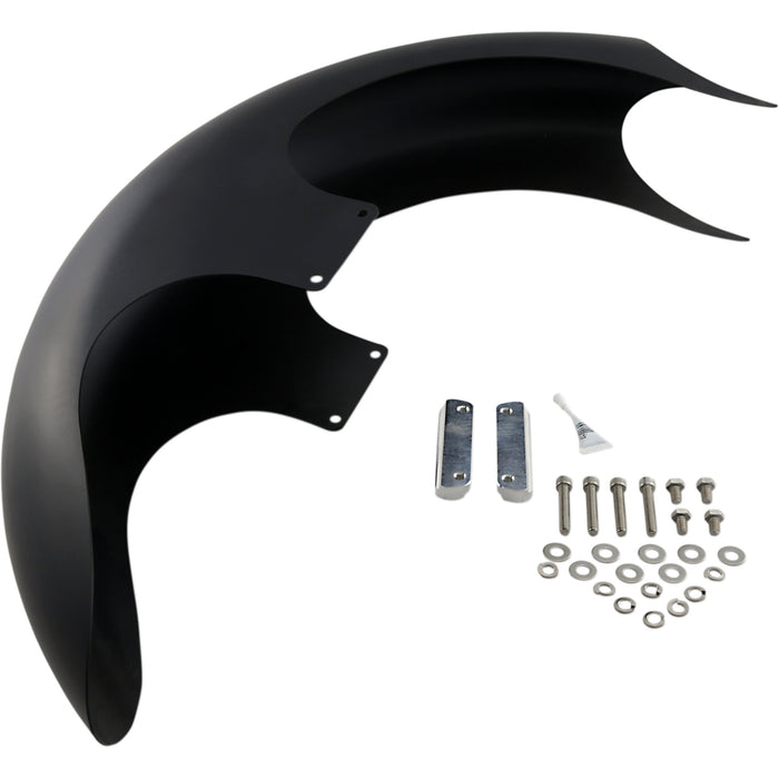 PAUL YAFFE BAGGER NATION 1401-0523 PYO:TALON26-14L-S Talon Front Fender - 26" Wheel - With Satin Adapters - Touring Models