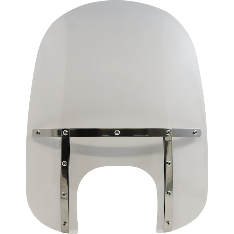 MEMPHIS SHADES 2313-0059 MEM6920 Memphis Fats Windshield with Big Headlight Cutout - 19" - Clear