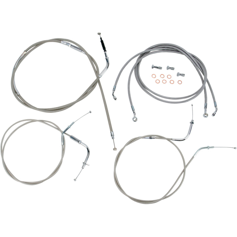 Baron Cable Kit - BA-8076KT-12 Kawasaki VN2000A Vulcan 2000 / 2000 Vulcan 2004-2010