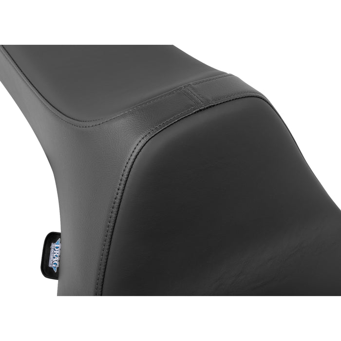 DRAG SPECIALTIES 0801-1921 Predator III Seat - Smooth - Black Solar Leather - FLT/FLH '23-'24