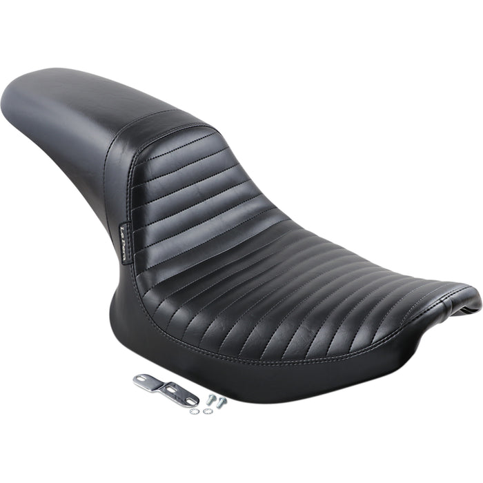 LE PERA 0805-0114 L-541PT Daytona Sport Seat - Pleated - Black - FXR '82-'00