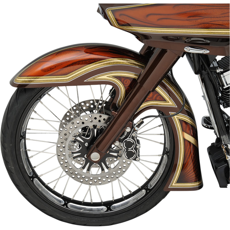 Performance Machine (pm) Paramount Brake Rotor - 0133-1800HEAS-BMP For Harley Motorcycles 2006-2019