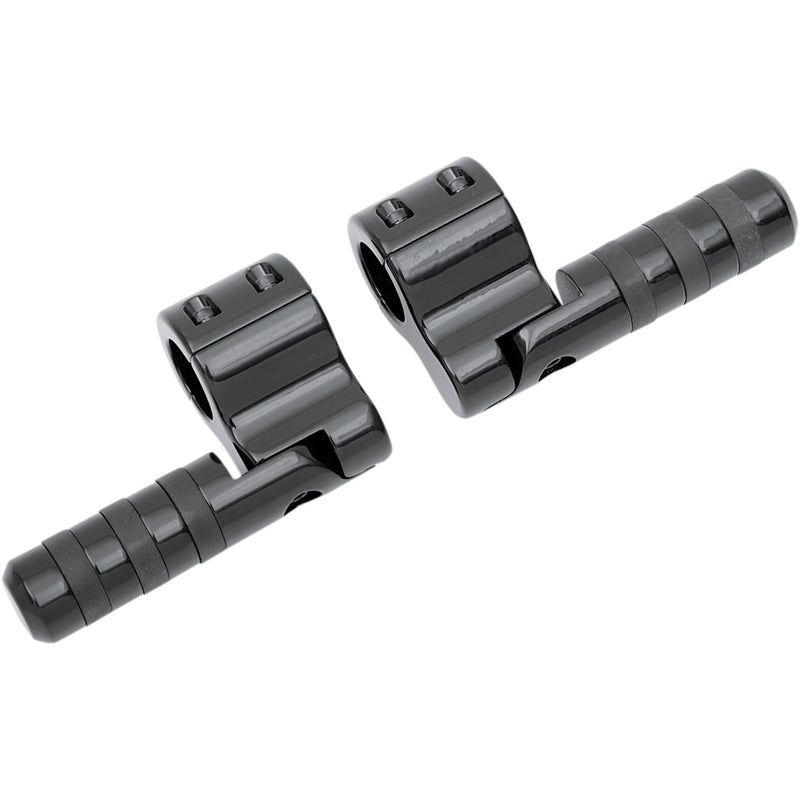 LINDBY 1624-0156 BL815 Clamp-On Footpeg Clamp-On Wide Footpeg - Black