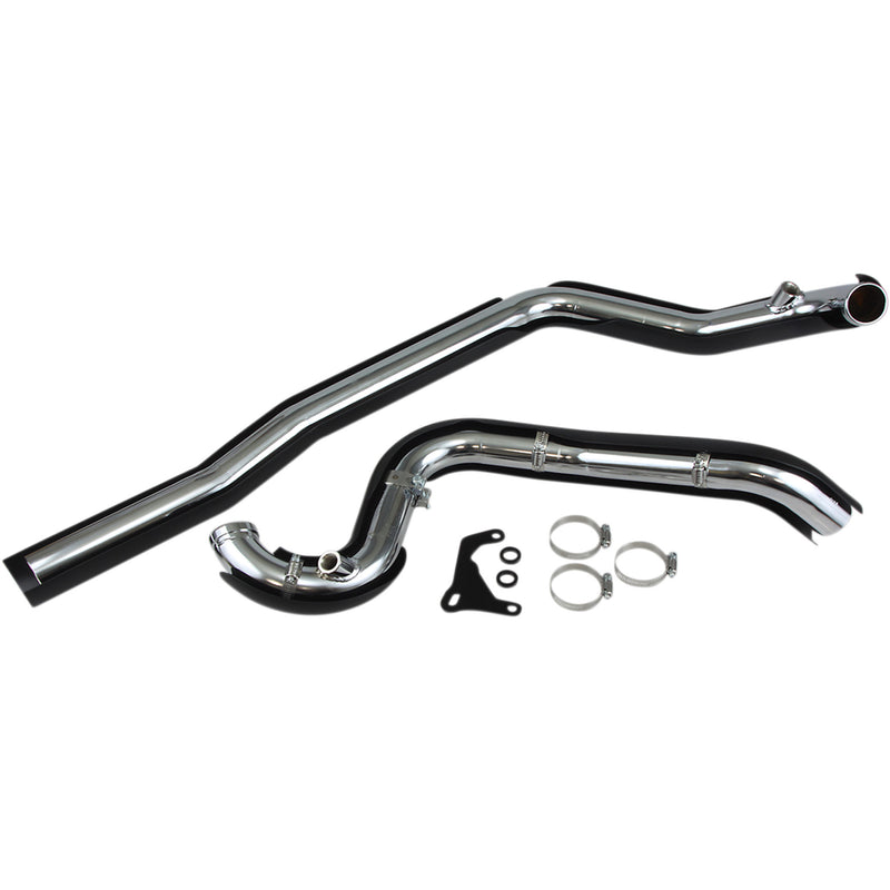 Cobra True Dual 2-Into-2 Header System - 6251RB For Harley Touring 2007-2008